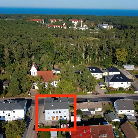Lägenhet Haus 4 Jahreszeiten- Sommer Mit Terrasse Und Bio-kamin Karlshagen